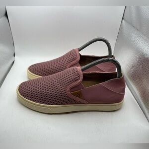 Olukai Peheua women’s rose pink loafers size 7.5